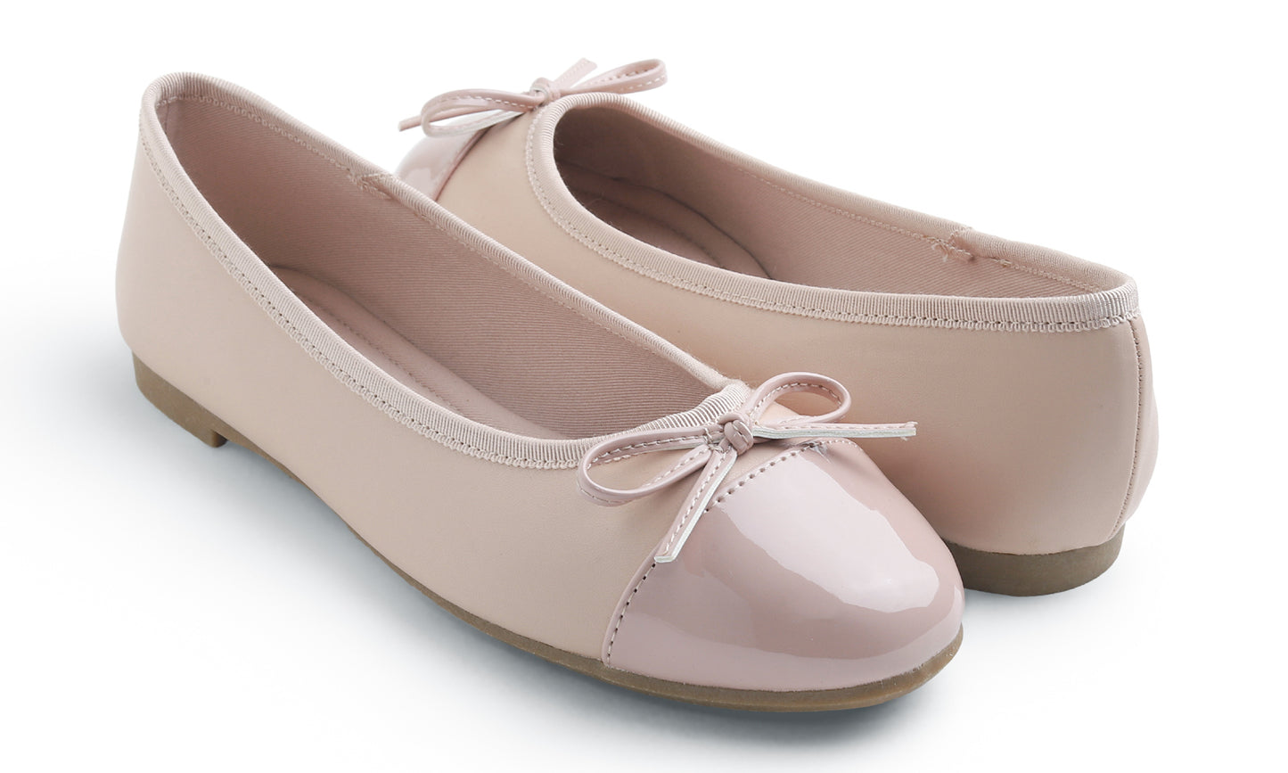 Feversole Ballet Flat - Nude