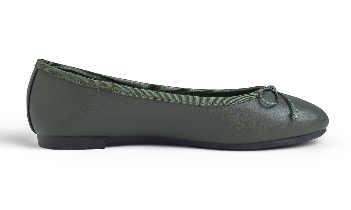 Feversole Women's Bow Tie Fashion Dress Slip On Shoes Round Toe Ballet Flat Vegan Leather