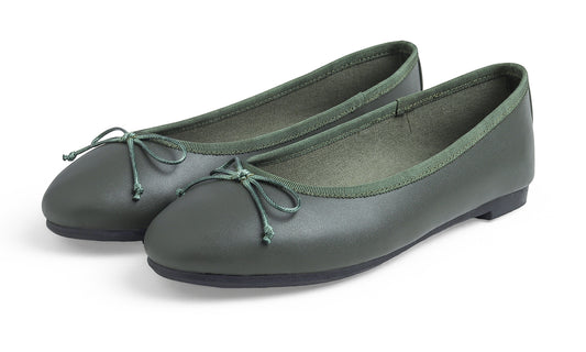 Feversole Women's Bow Tie Fashion Dress Slip On Shoes Round Toe Ballet Flat Vegan Leather