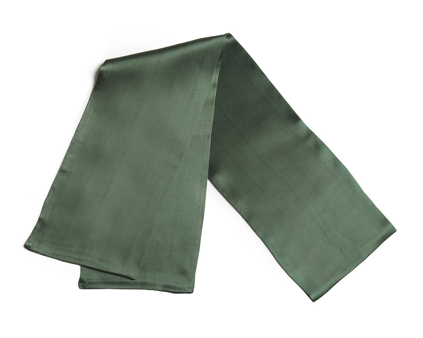 BREEZE NOUTHERLY Women's 100% Pure Mulberry Silk Scarf Double Sided Rectangle Tie Head Neck Waist Strip -15X150 Solid Oliver