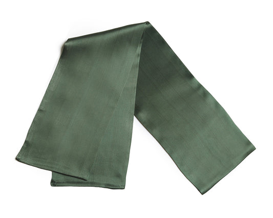 BREEZE NOUTHERLY Women's 100% Pure Mulberry Silk Scarf Double Sided Rectangle Tie Head Neck Waist Strip -15X150 Solid Oliver