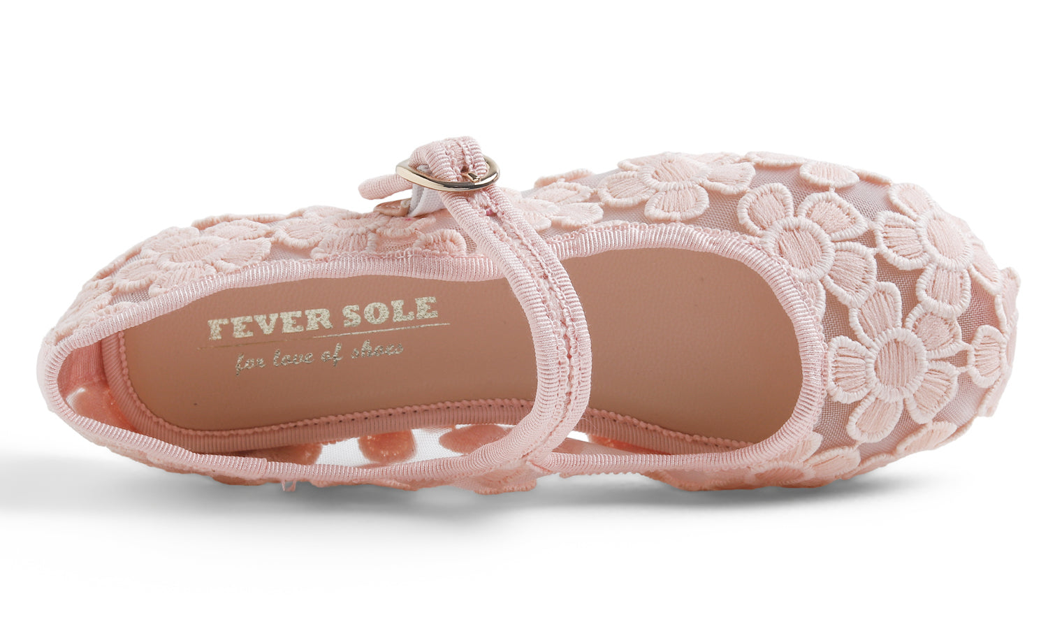 Feversole Mary Jane Flat - Pink