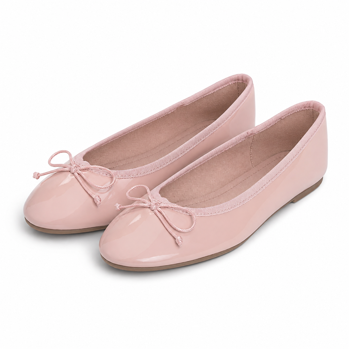 Feversole Women's Bling Soft Cushioned Comfort Flats Sparkle Party Ballets Patent