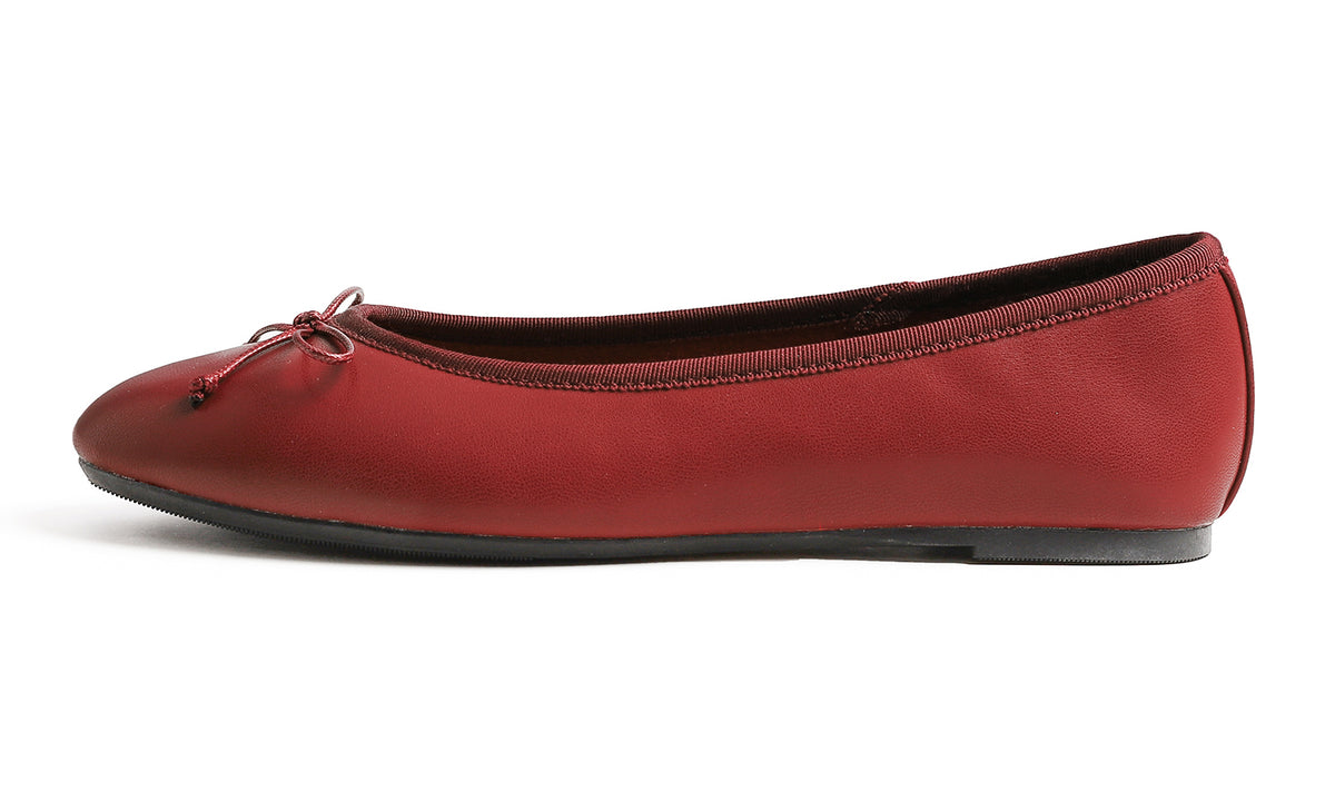 Feversole Women's Bow Tie Fashion Dress Slip On Shoes Round Toe Ballet Flat Vegan Leather