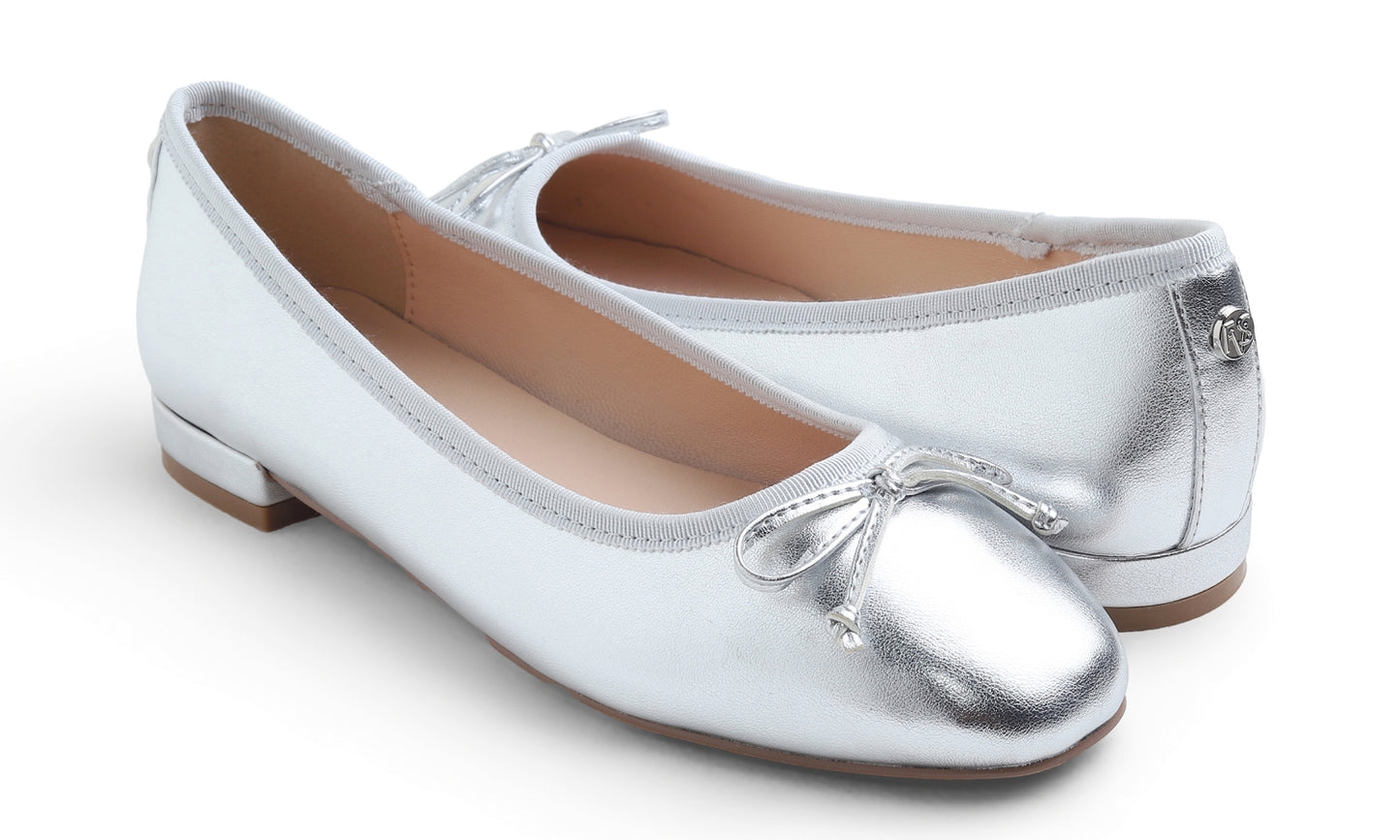 Feversole Women's Square Toe Low Heel Bow Tie Dress Pump Shoes