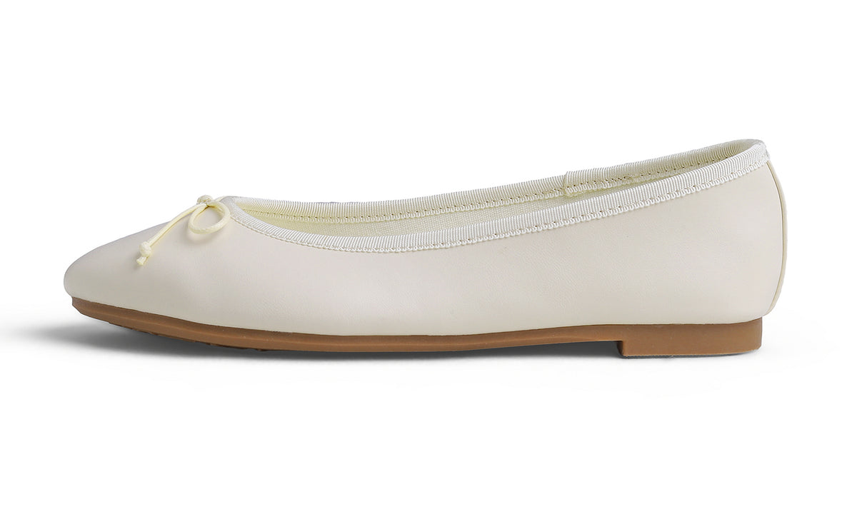 Feversole Women's Bow Tie Fashion Dress Slip On Shoes Round Toe Ballet Flat Vegan Leather
