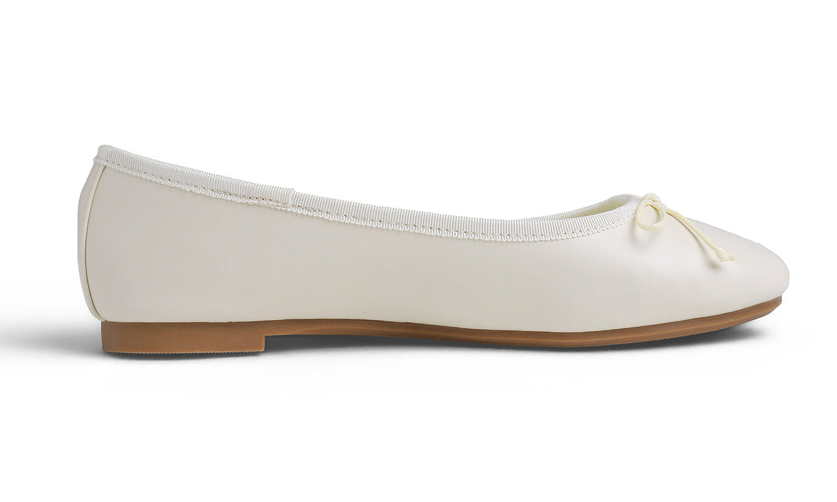 Feversole Women's Bow Tie Fashion Dress Slip On Shoes Round Toe Ballet Flat Vegan Leather