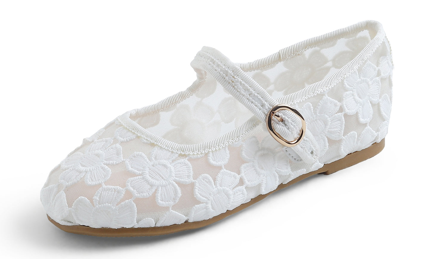 Feversole Ballet Flat - White