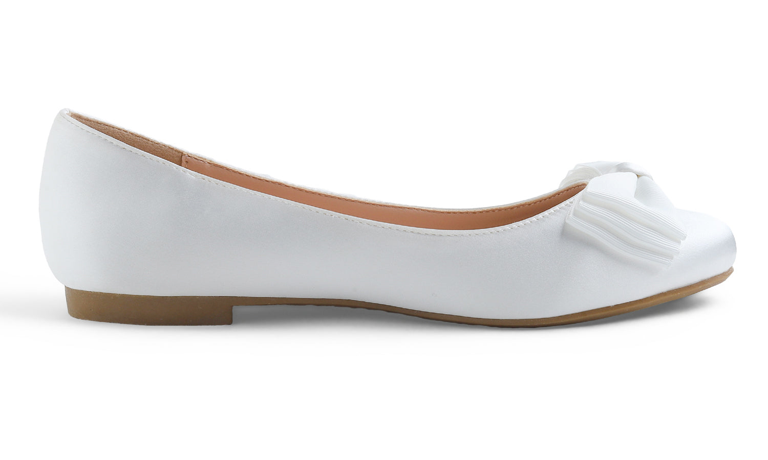 Feversole Ballet Flat - White