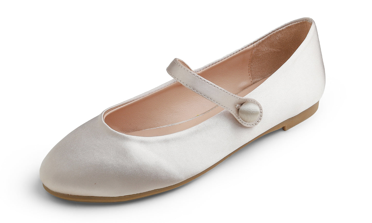 Feversole Slip-On Flat - Beige