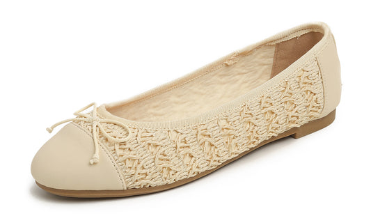 Chaussures Plates Femme Bout Carré Feversole - Mocassins Élégants Confortables Pour Quotidien Et Marche