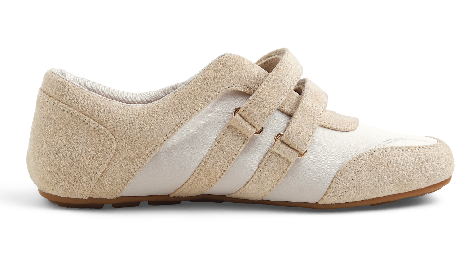 Feversole Mary Jane Flat - Beige
