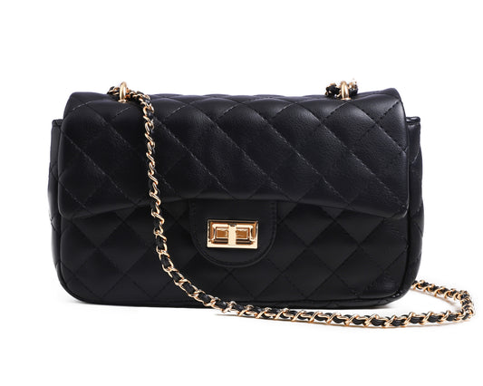 Feversole Crossbody Bag Vegan Leather Women Retro Small Saddle Satchel Shoulder Bag Tote With Long Adjustable Strap