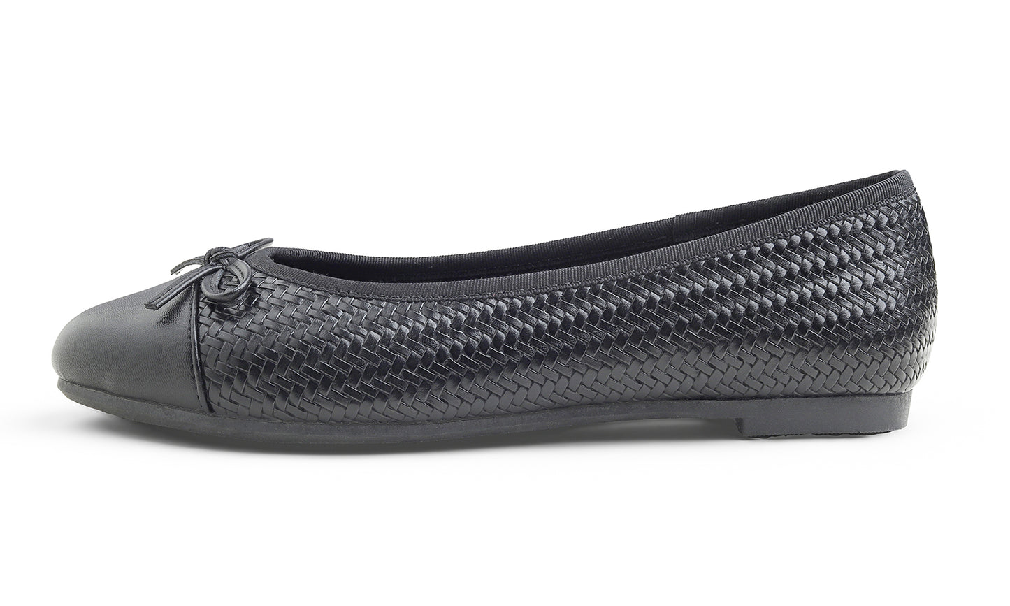 Feversole Ballet Flat - Black