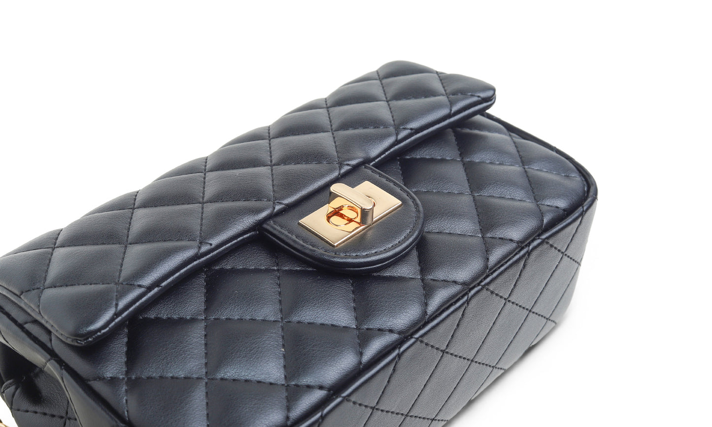 Feversole Crossbody Bag - Black