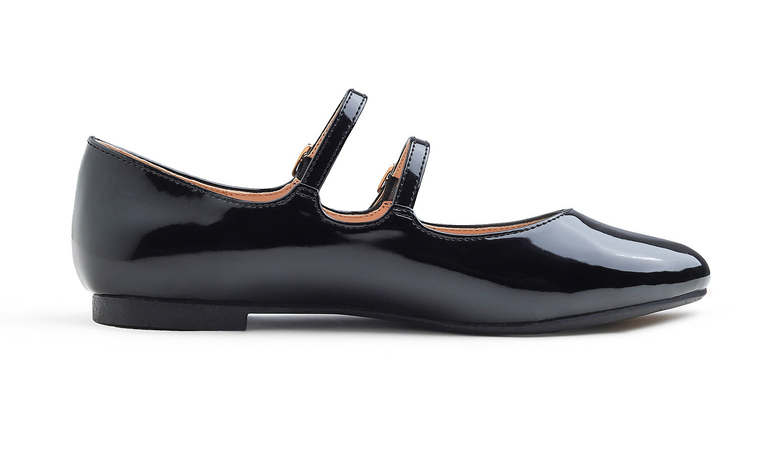 Feversole Mary Jane Flat - Black