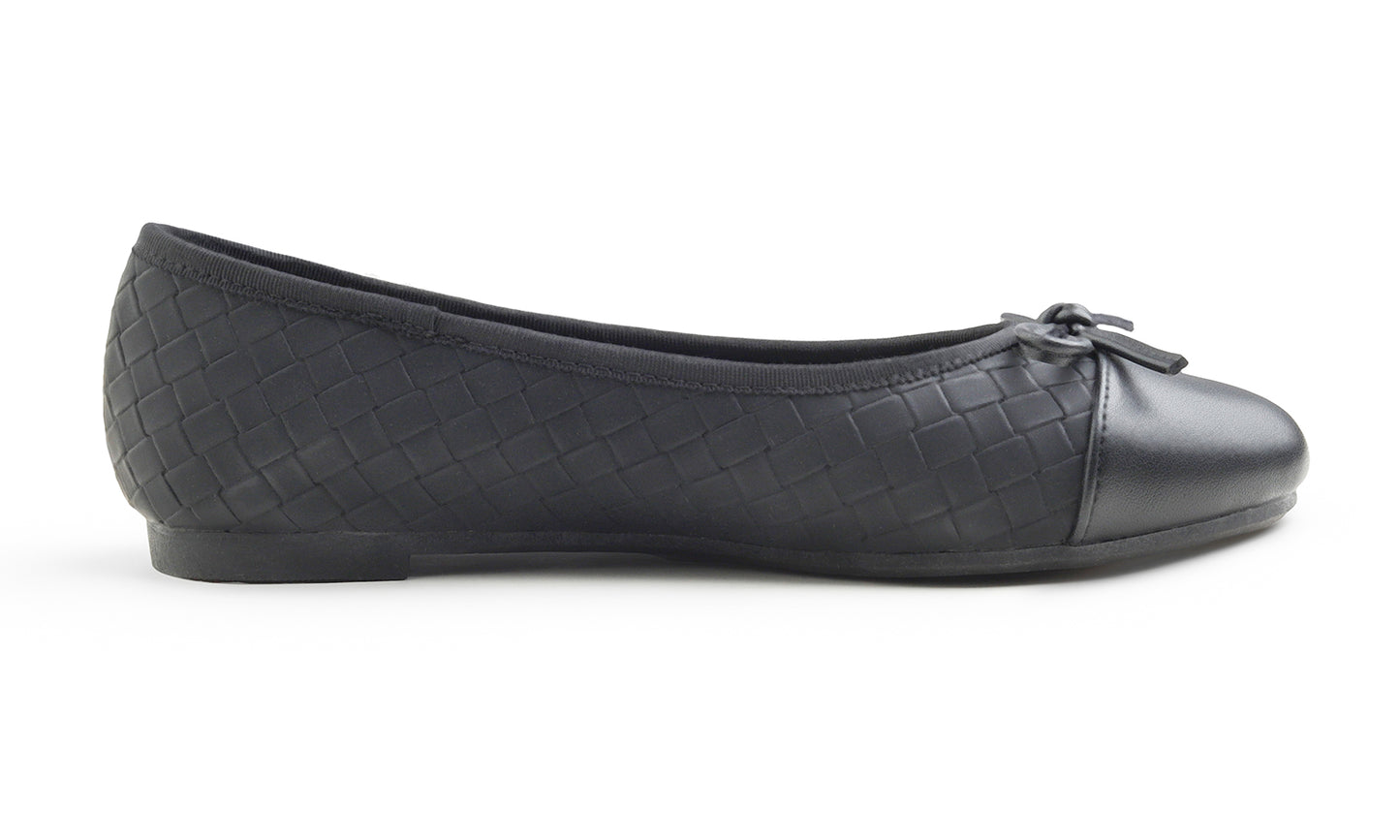 Feversole Ballet Flat - Black