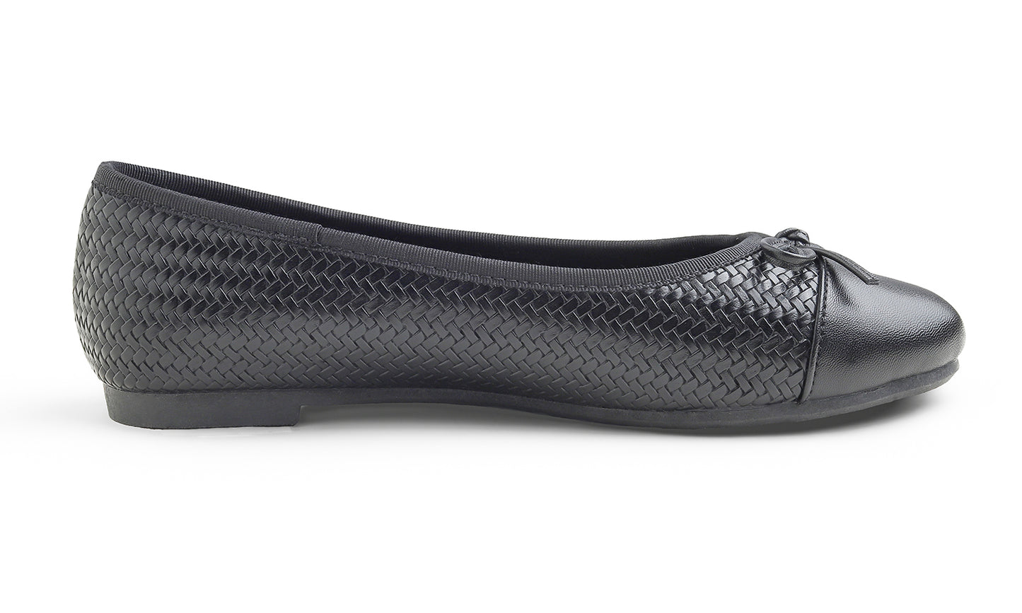 Feversole Ballet Flat - Black
