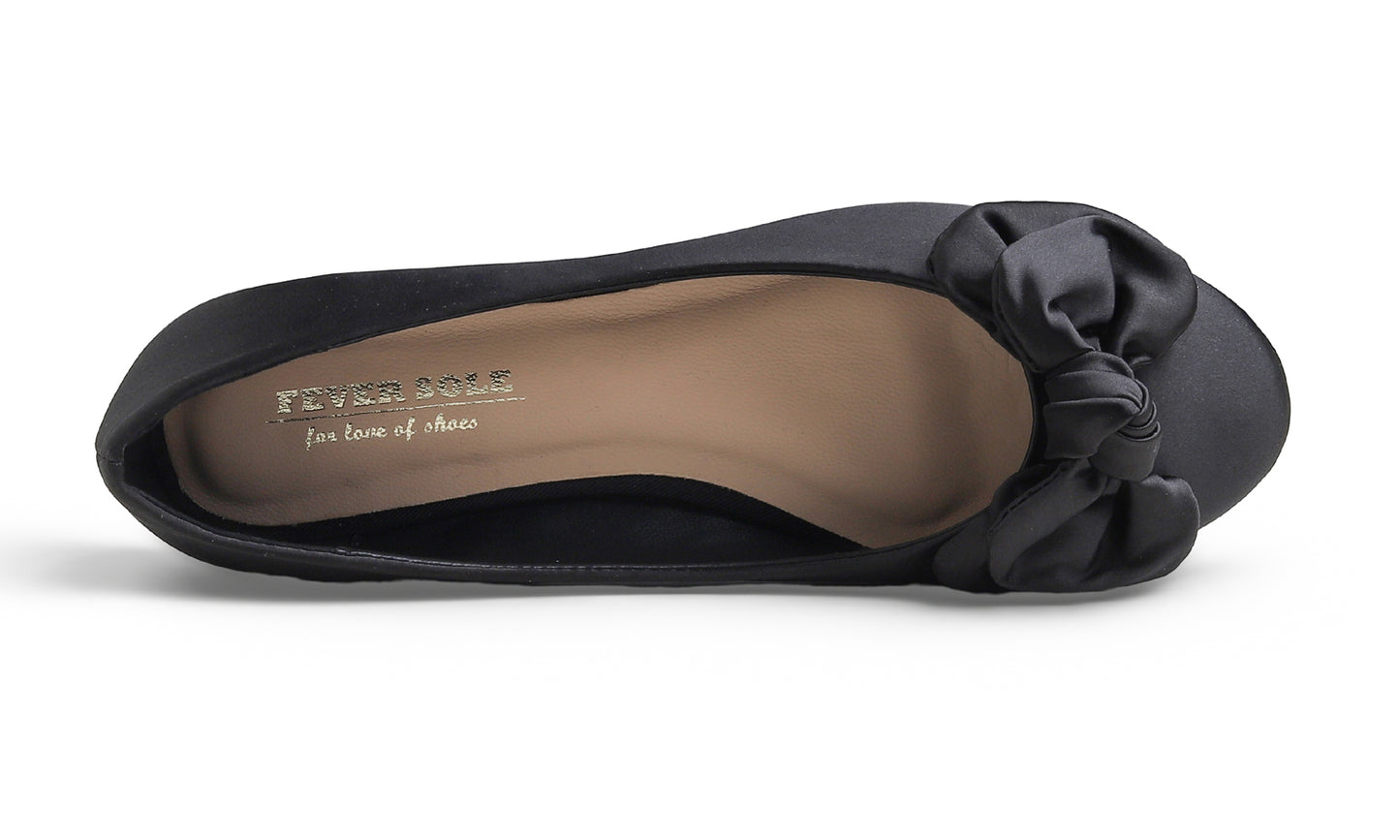 Feversole Ballet Flat - Black