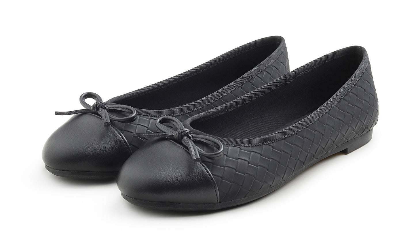 Feversole Ballet Flat - Black