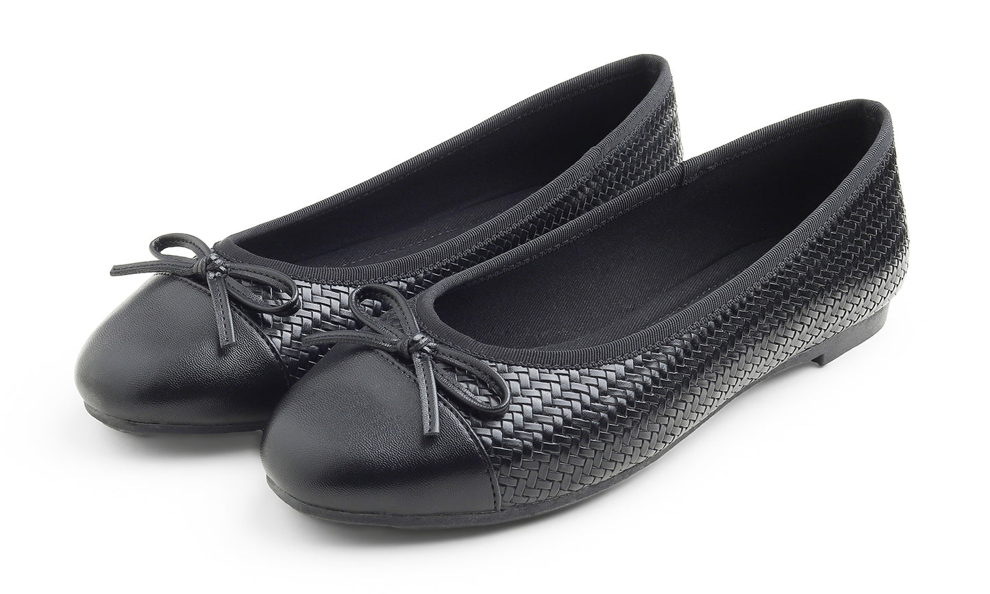 Feversole Ballet Flat - Black