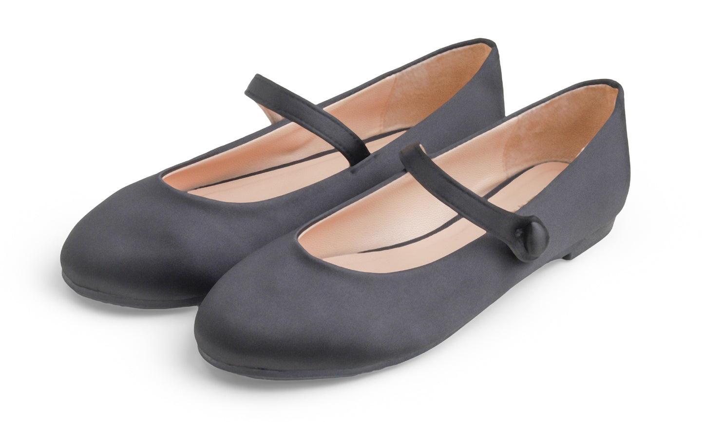 Feversole Slip-On Flat - Black