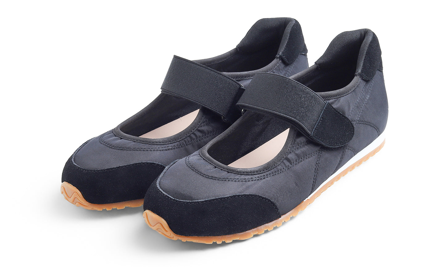 Feversole Mary Jane Flat - Black
