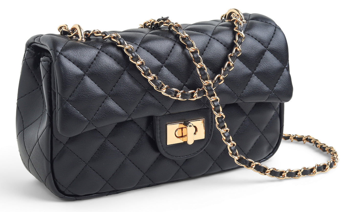 Feversole Crossbody Bag - Black