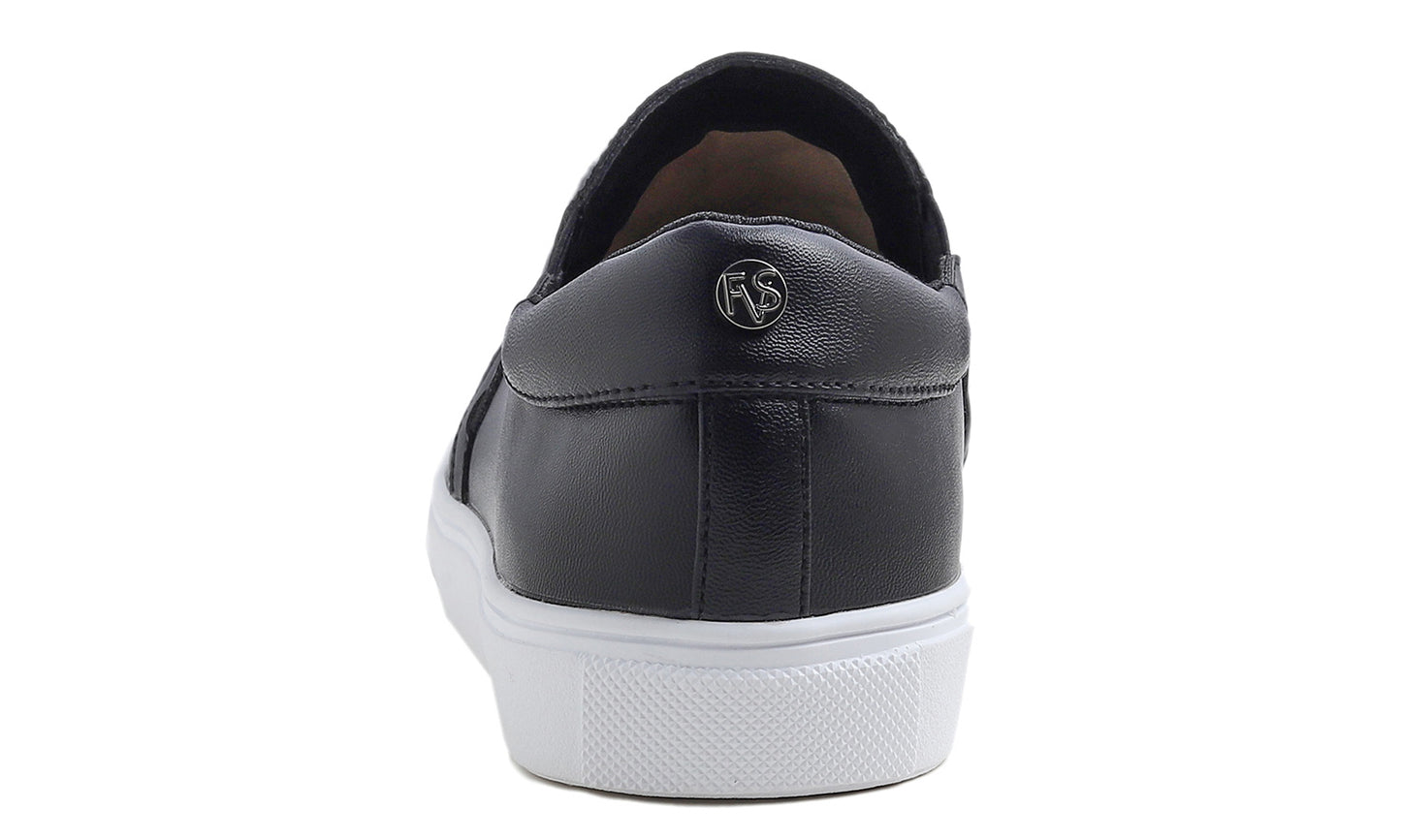 Feversole Women's Casual Slip On Sneaker Comfortable Quilted Loafer Travel Walking Shoes Vegan Leather Quilted