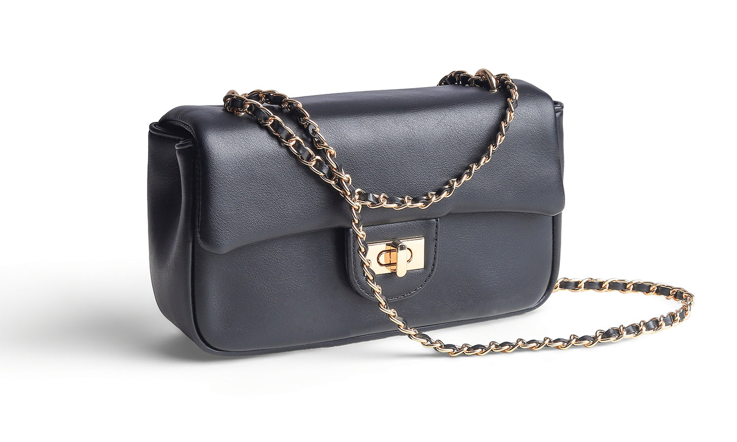 Feversole Crossbody Bag Vegan Leather Women Retro Small Saddle Satchel Shoulder Bag Tote With Long Adjustable Strap