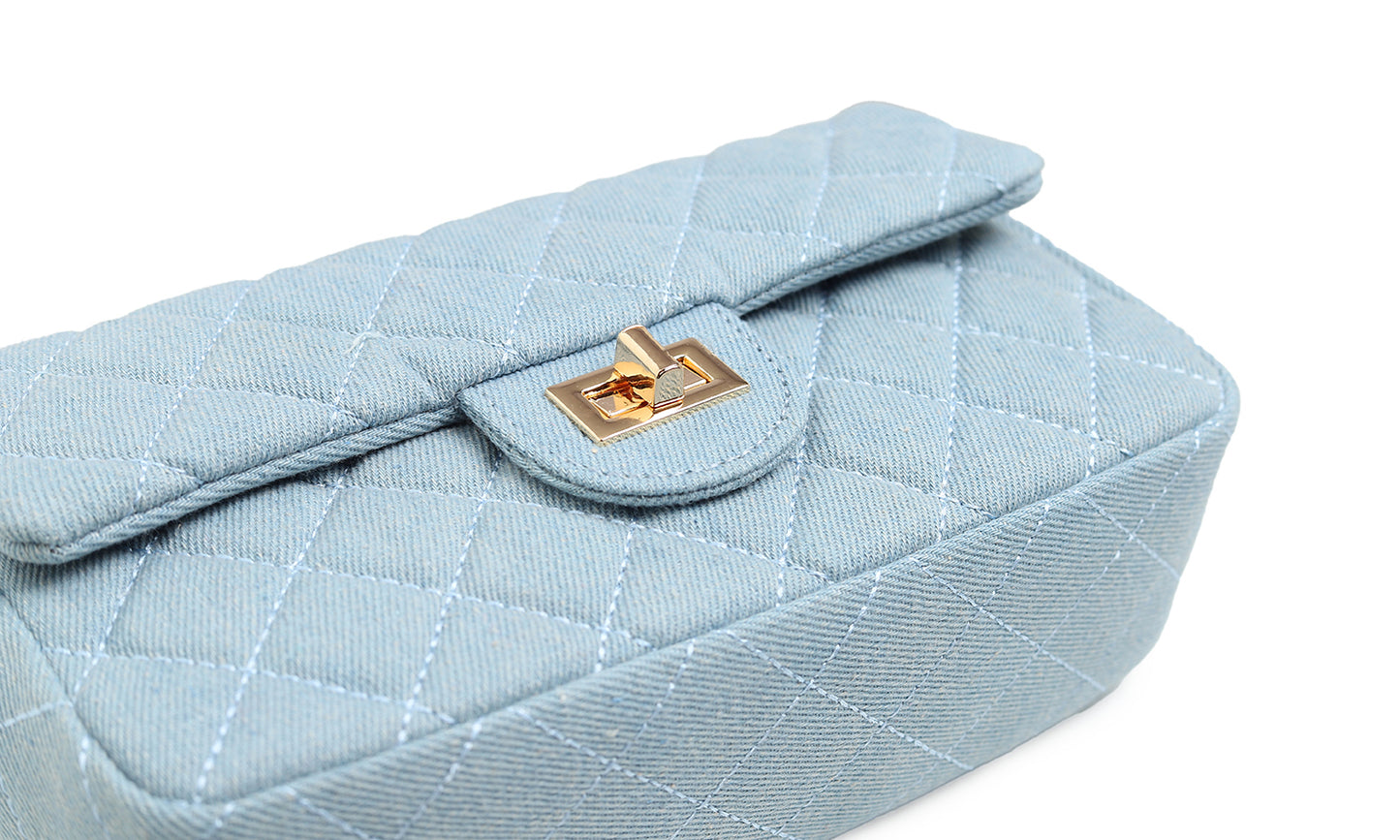 Feversole Crossbody Bag Vegan Leather Women Retro Small Saddle Satchel Shoulder Bag Tote With Long Adjustable Strap
