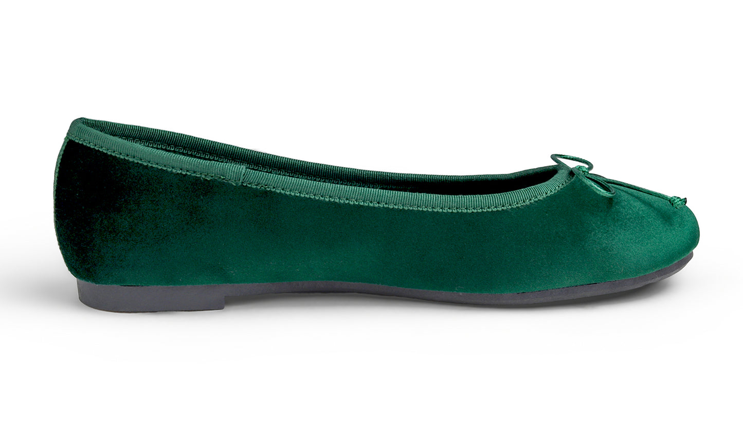 Feversole Women's Ultra Soft Colorful Memory Foam Cushioned Faux Suede Home Ballet Flats Velvet