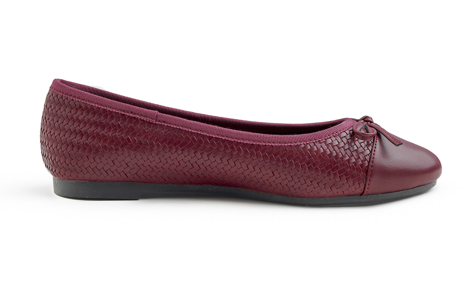 Feversole Ballet Flat - Burgundy