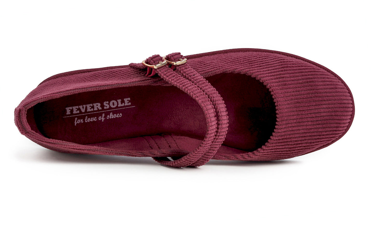 Feversole Women's Soft Classic Mary Jane Memory Foam Cushioned Comfort Round Toe Metal Buckle Flats Walking Shoes