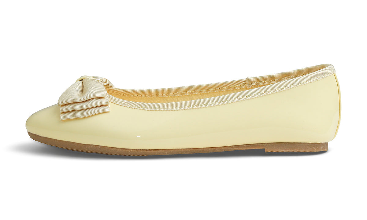 Feversole Women's Round Toe Cute Bow Trim Ballet Flats Dolly Shoes