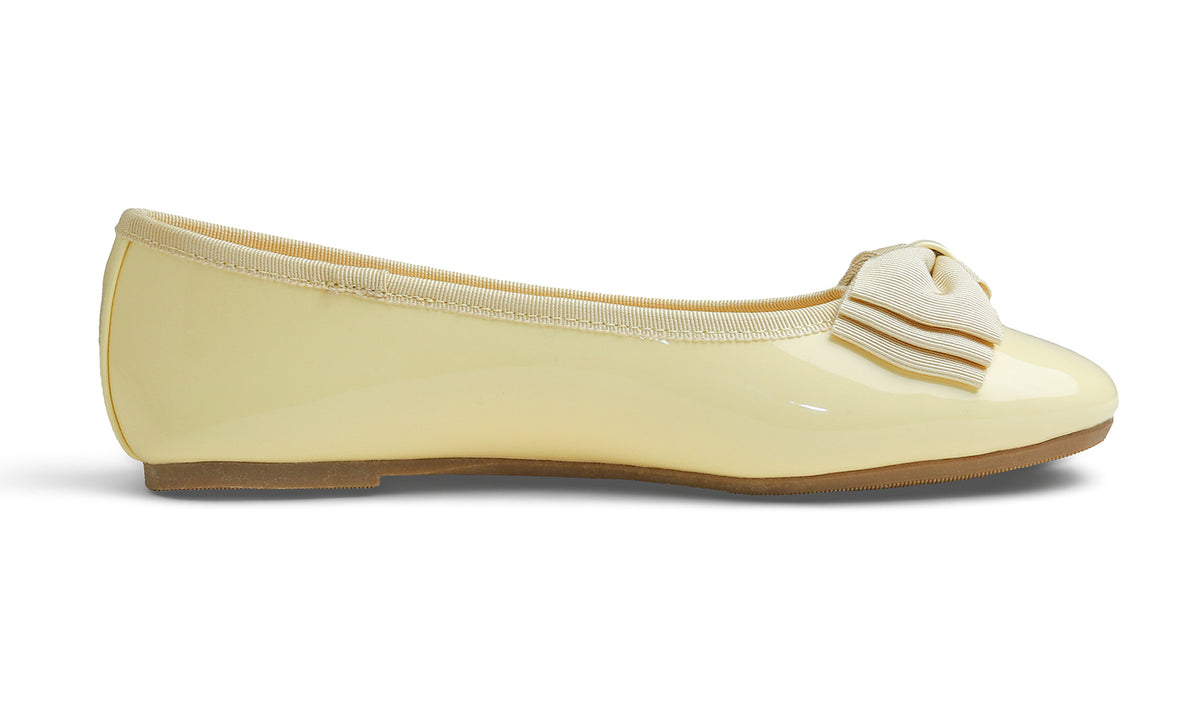 Feversole Women's Round Toe Cute Bow Trim Ballet Flats Dolly Shoes