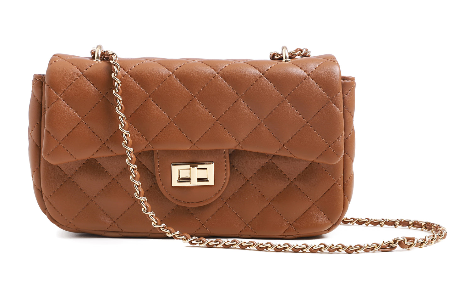Feversole Crossbody Bag Vegan Leather Women Retro Small Saddle Satchel Shoulder Bag Tote With Long Adjustable Strap
