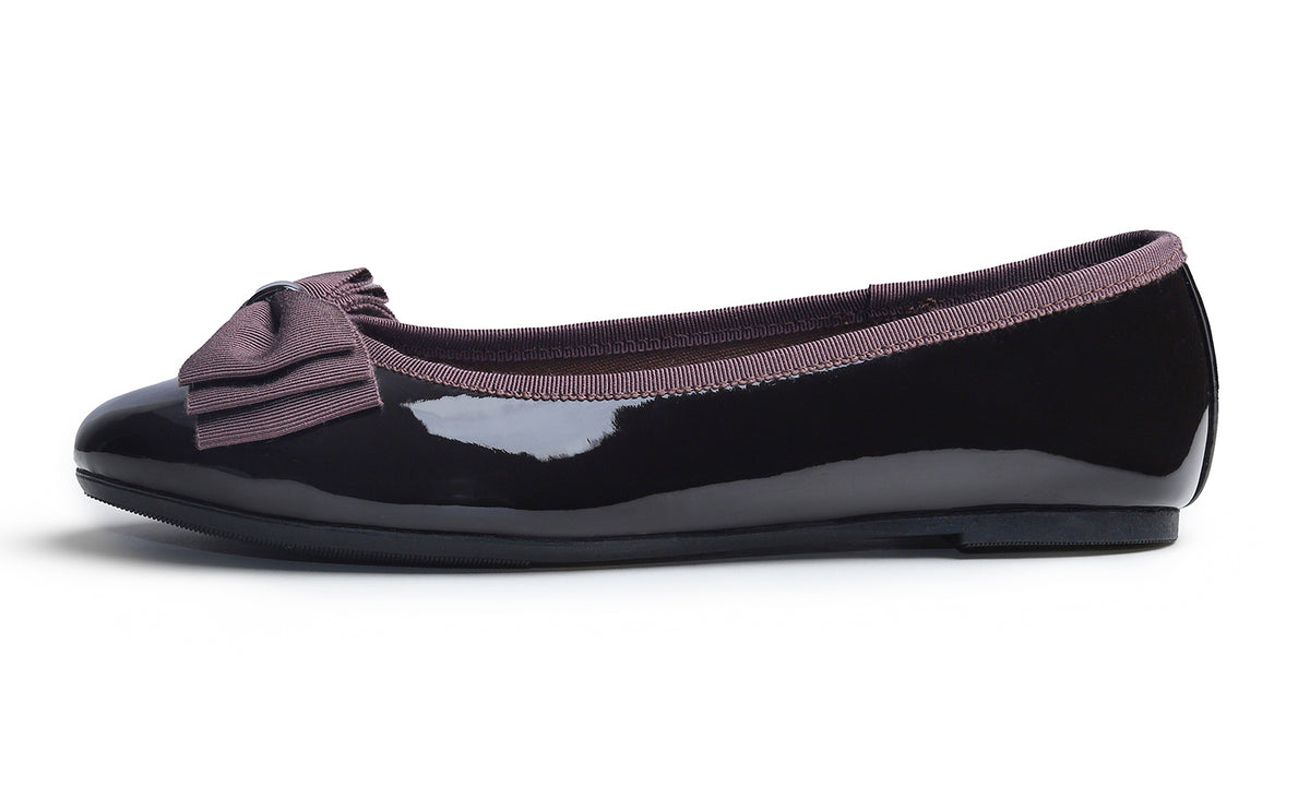 Feversole Women's Round Toe Cute Bow Trim Ballet Flats Dolly Shoes