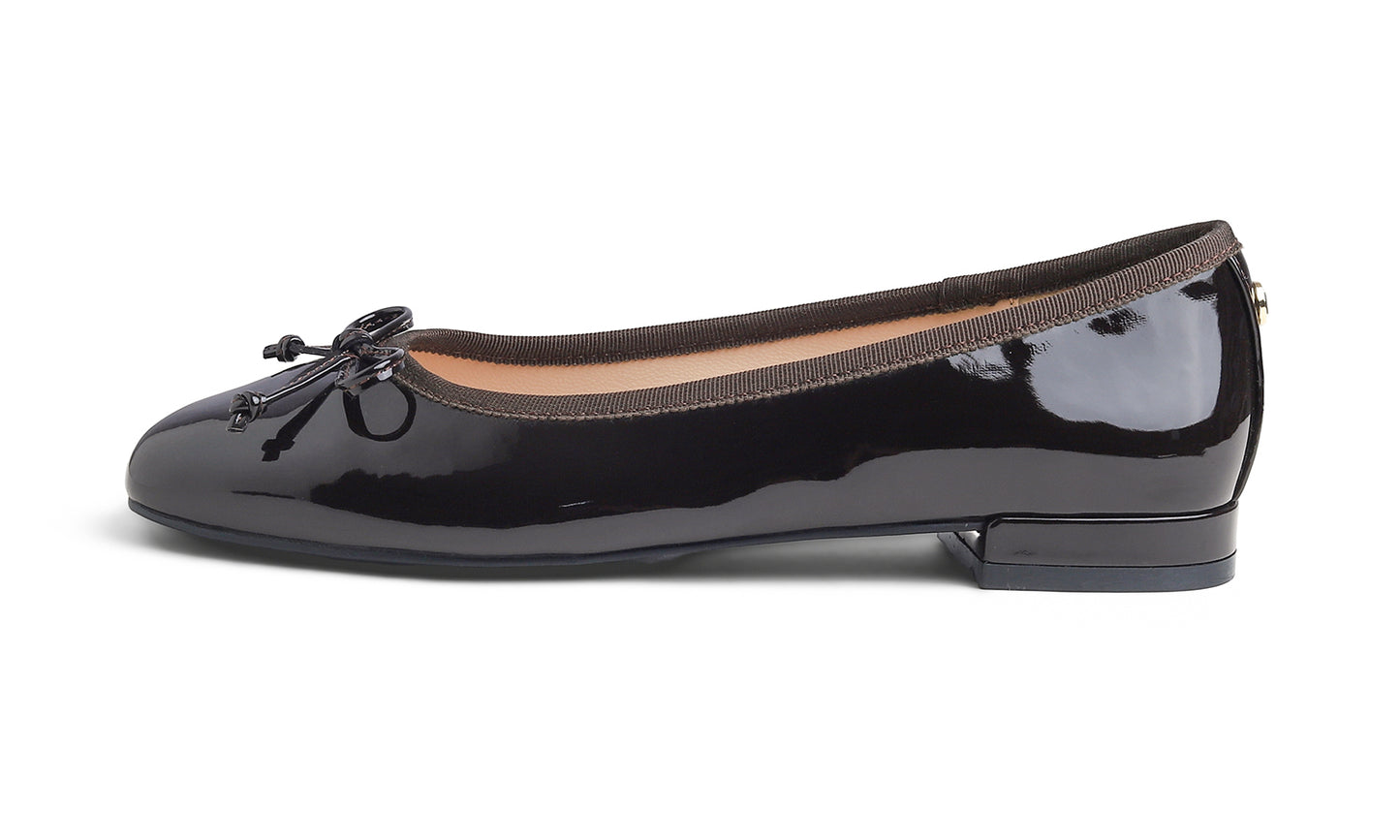 Feversole Women's Square Toe Low Heel Bow Tie Dress Pump Shoes