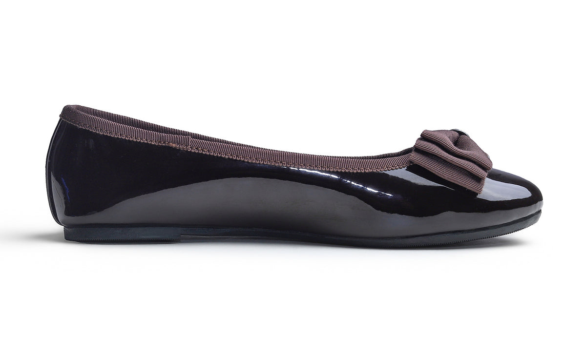 Feversole Women's Round Toe Cute Bow Trim Ballet Flats Dolly Shoes