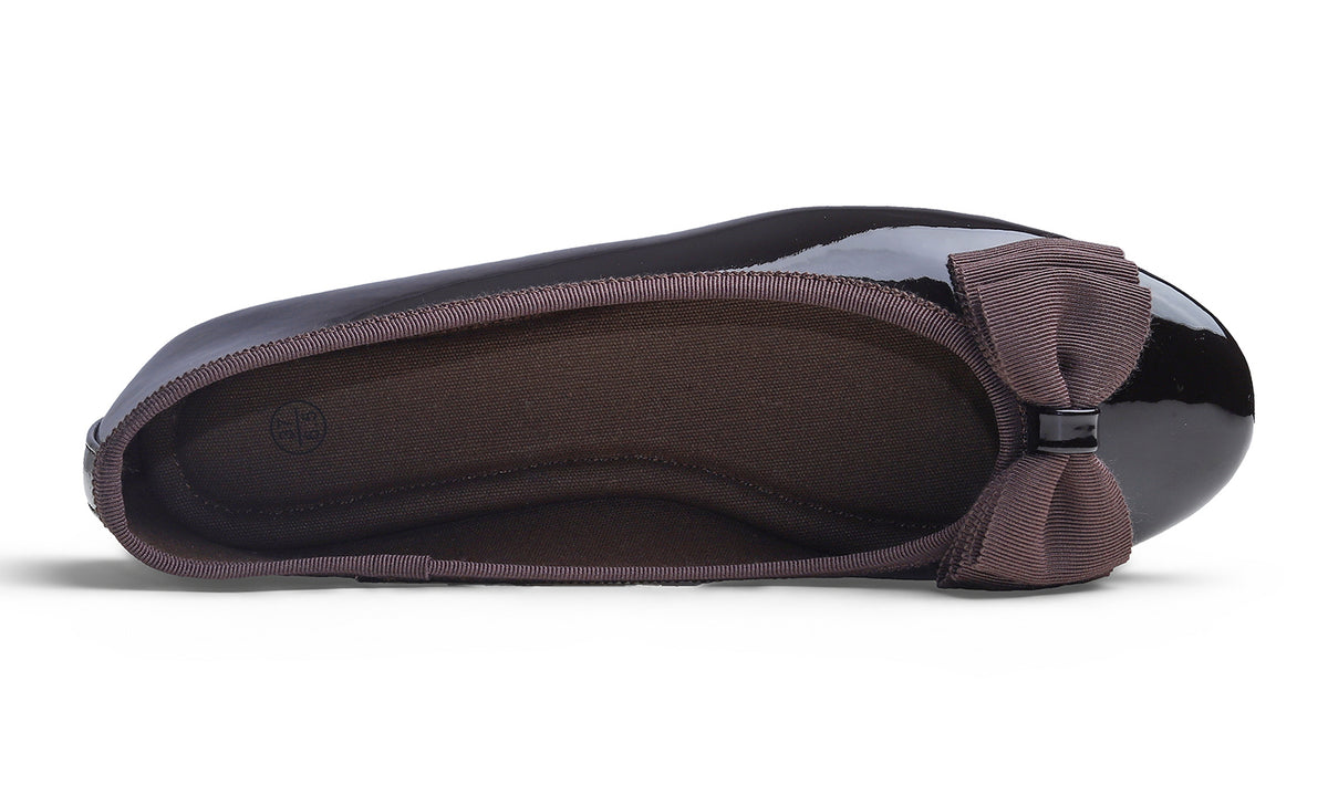 Feversole Women's Round Toe Cute Bow Trim Ballet Flats Dolly Shoes