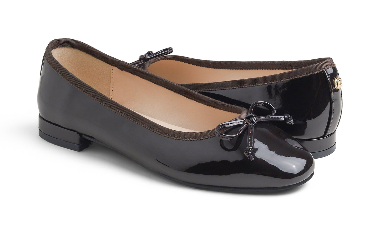 Feversole Women's Square Toe Low Heel Bow Tie Dress Pump Shoes