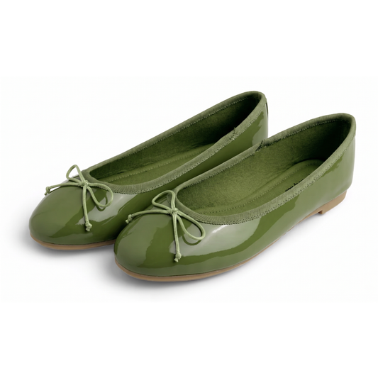 Feversole Women's Bling Soft Cushioned Comfort Flats Sparkle Party Ballets Patent