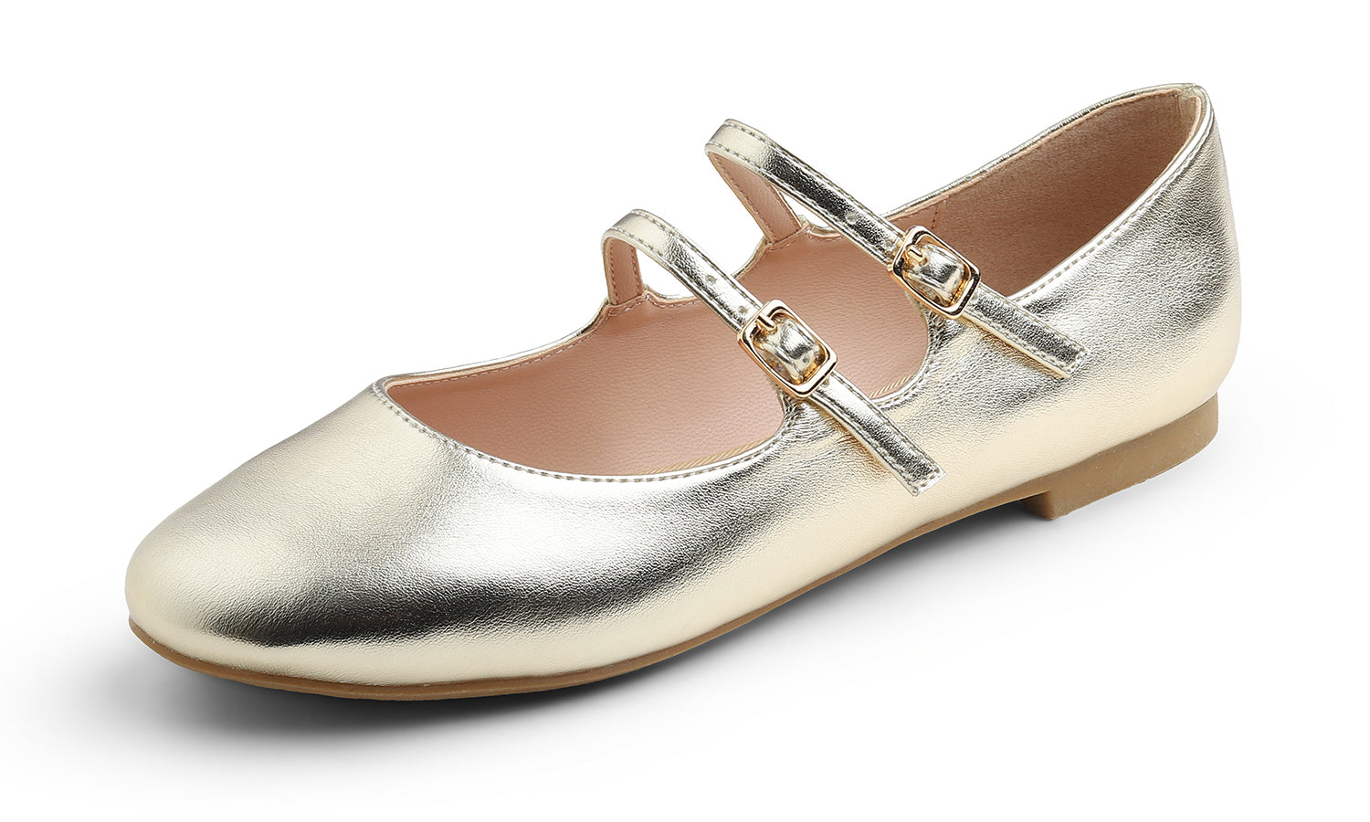 Feversole Slip-On Flat - Gold