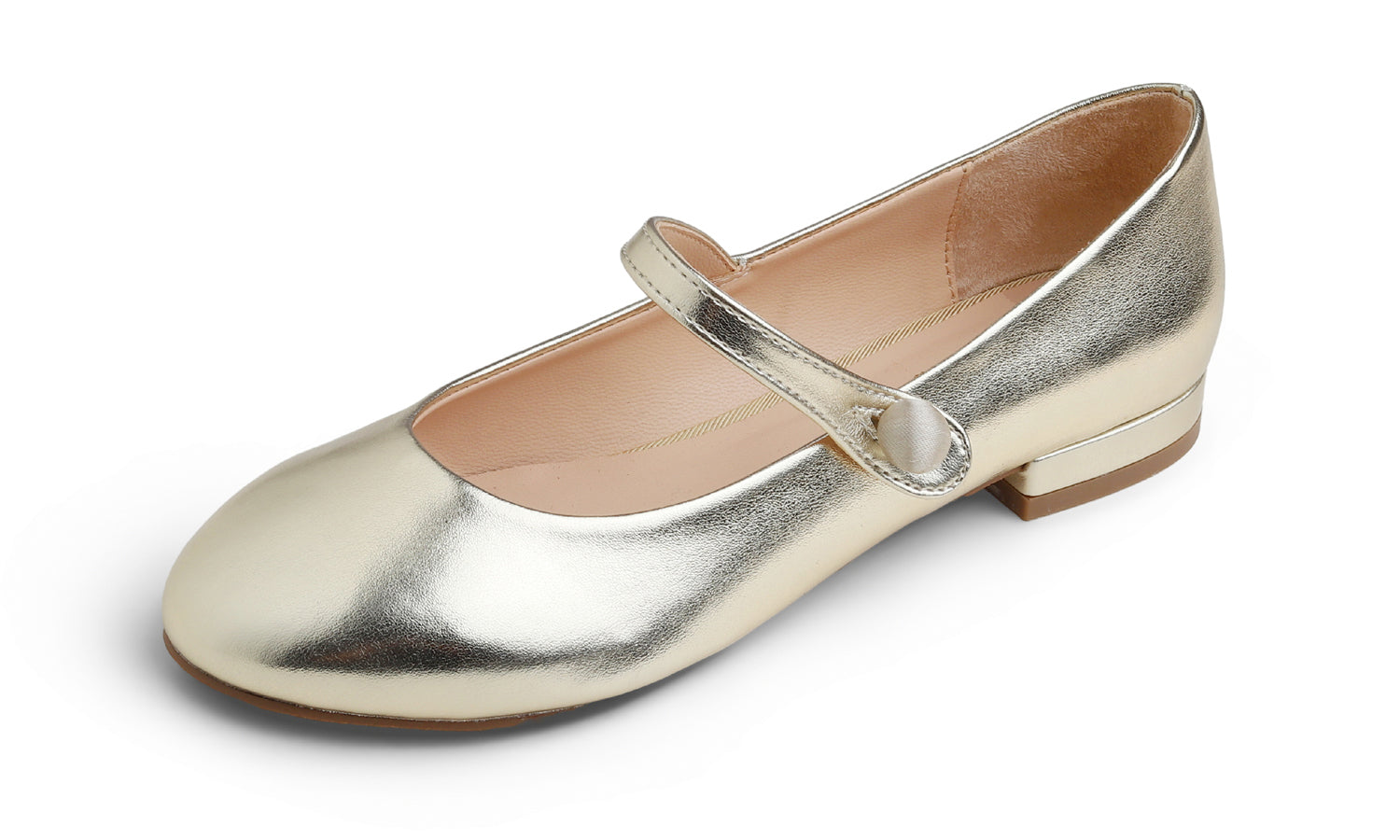 Feversole Slip-On Flat - Gold