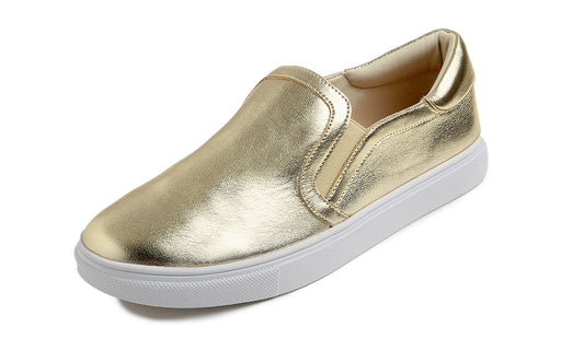 Feversole Women's Casual Slip On Sneaker Comfort Walking Loafer Flats Vegan Leather