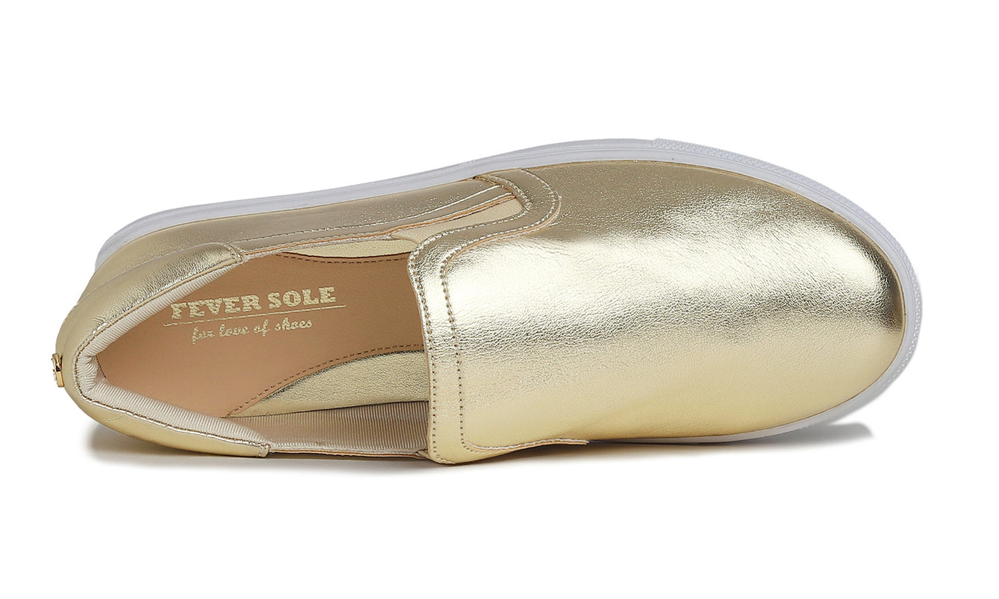 Feversole Women's Casual Slip On Sneaker Comfort Walking Loafer Flats Vegan Leather