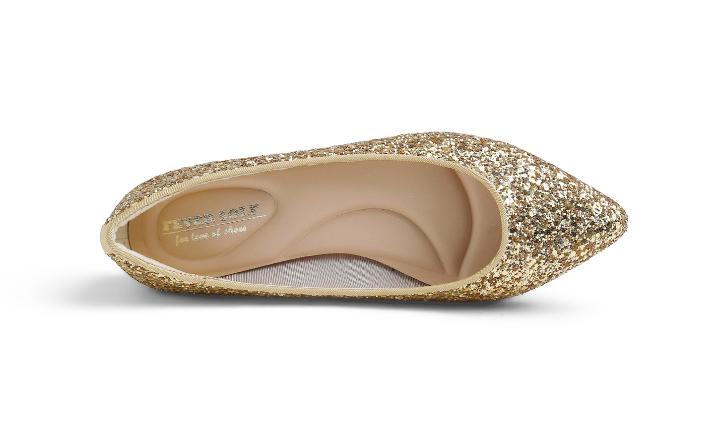 Feversole Flat - Gold