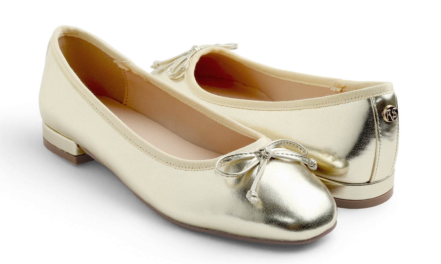 Feversole Women's Square Toe Low Heel Bow Tie Dress Pump Shoes