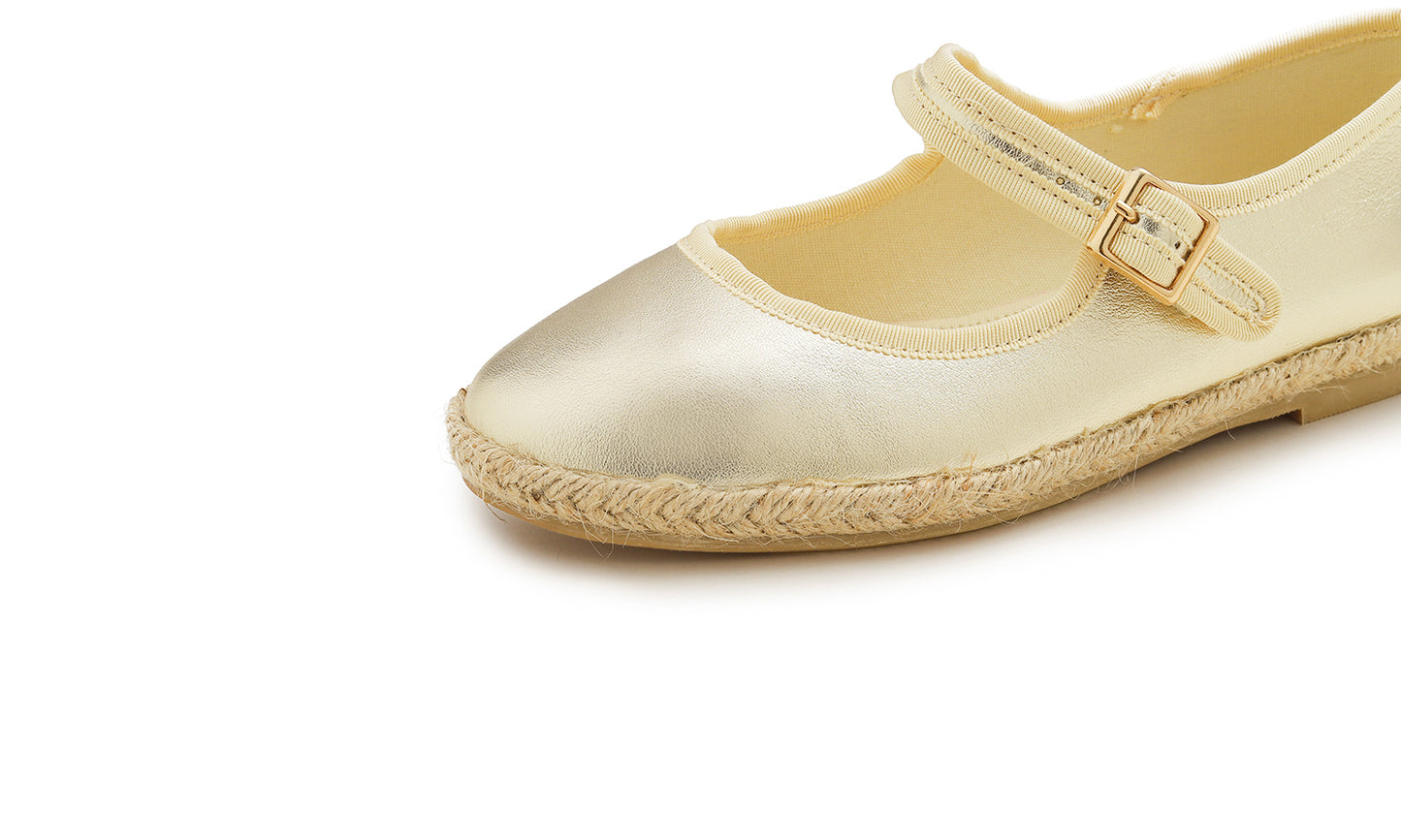 Feversole Espadrille - Gold